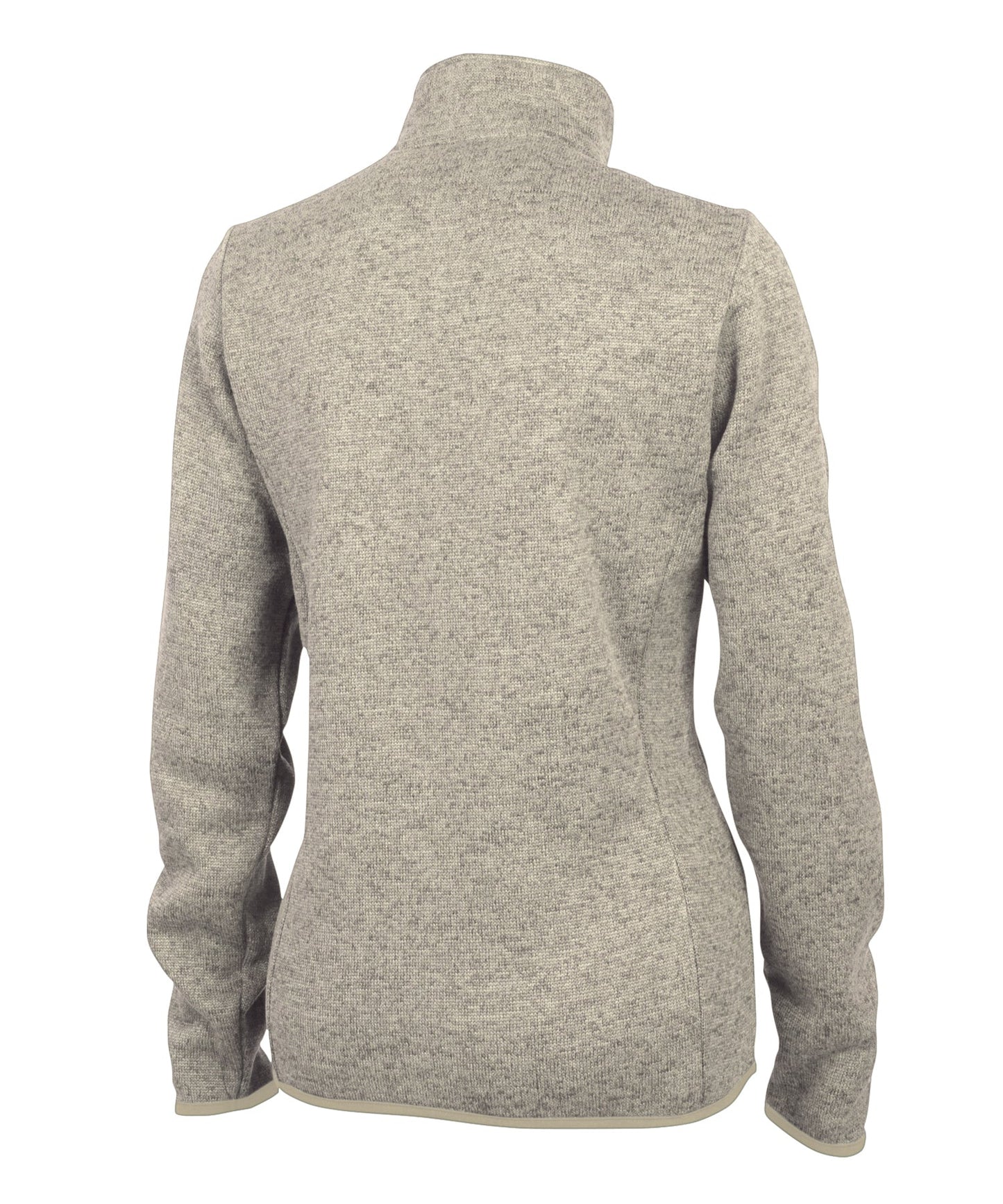 Ladies Pickleball Charles River Apparel Heathered Sweater Fleece 1/4 Zip Pullover