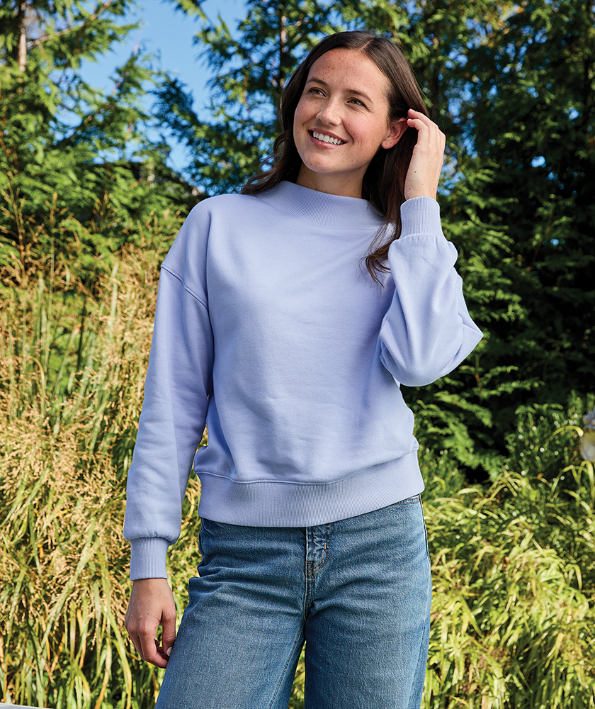 Personalized Mock Neck Sweatshirt