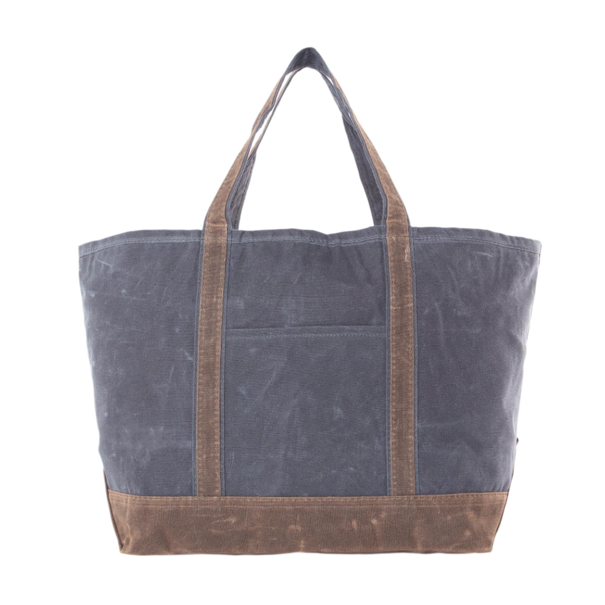 waxed canvas tote bag