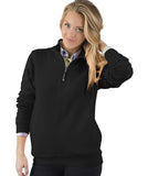 Adult Equestrian Charles River Apparel Crosswind Quarter Zip with Horse Image