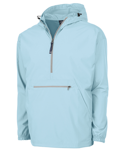 Monogrammed Pack-N-Go Windbreaker Pullover Jacket 18 colors