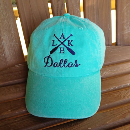 Custom Lake hat with any lake name embroidered, Dad Lake hat