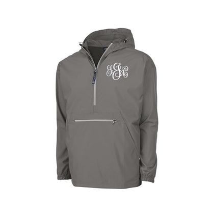 Monogrammed Windbreaker pull over 16 colors