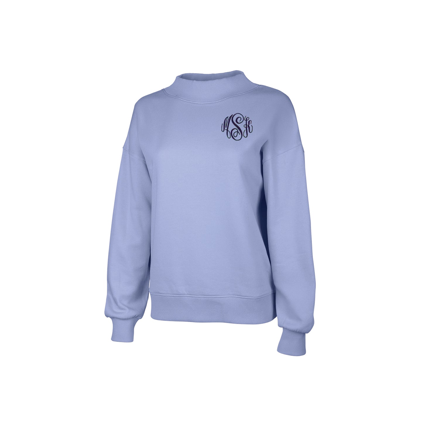 Personalized Mock Neck Sweatshirt