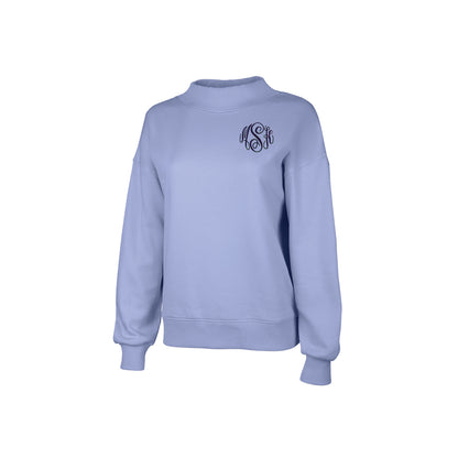 Personalized Mock Neck Sweatshirt