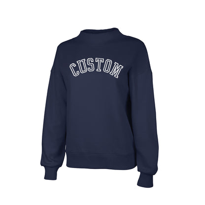 Personalized Mock Neck Sweatshirt