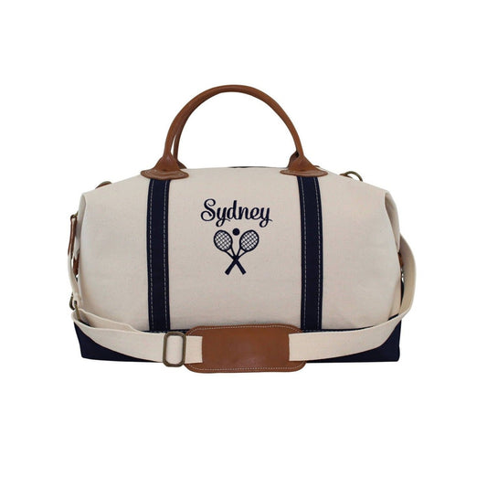 Personalized Tennis Weekender Duffel Bag, Tennis Gift