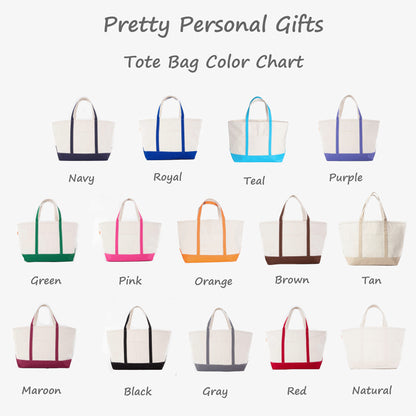 Bridal Party Tote Bag with Name