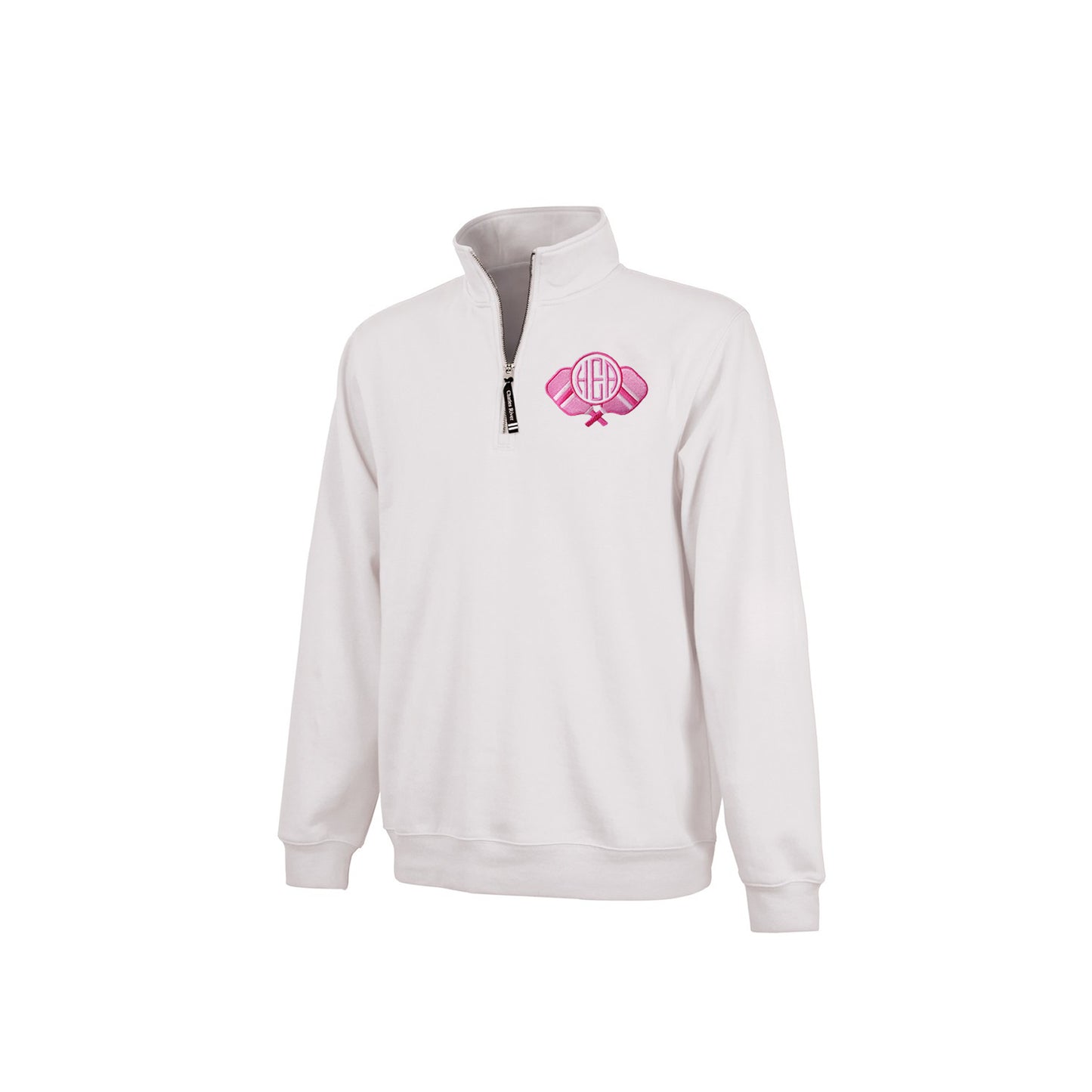 Pickleball Quarter Zip Pullover with Embroidered Monogram