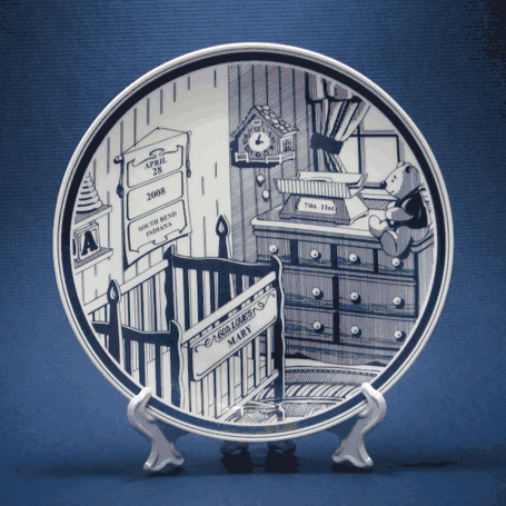 keepsake baby plate