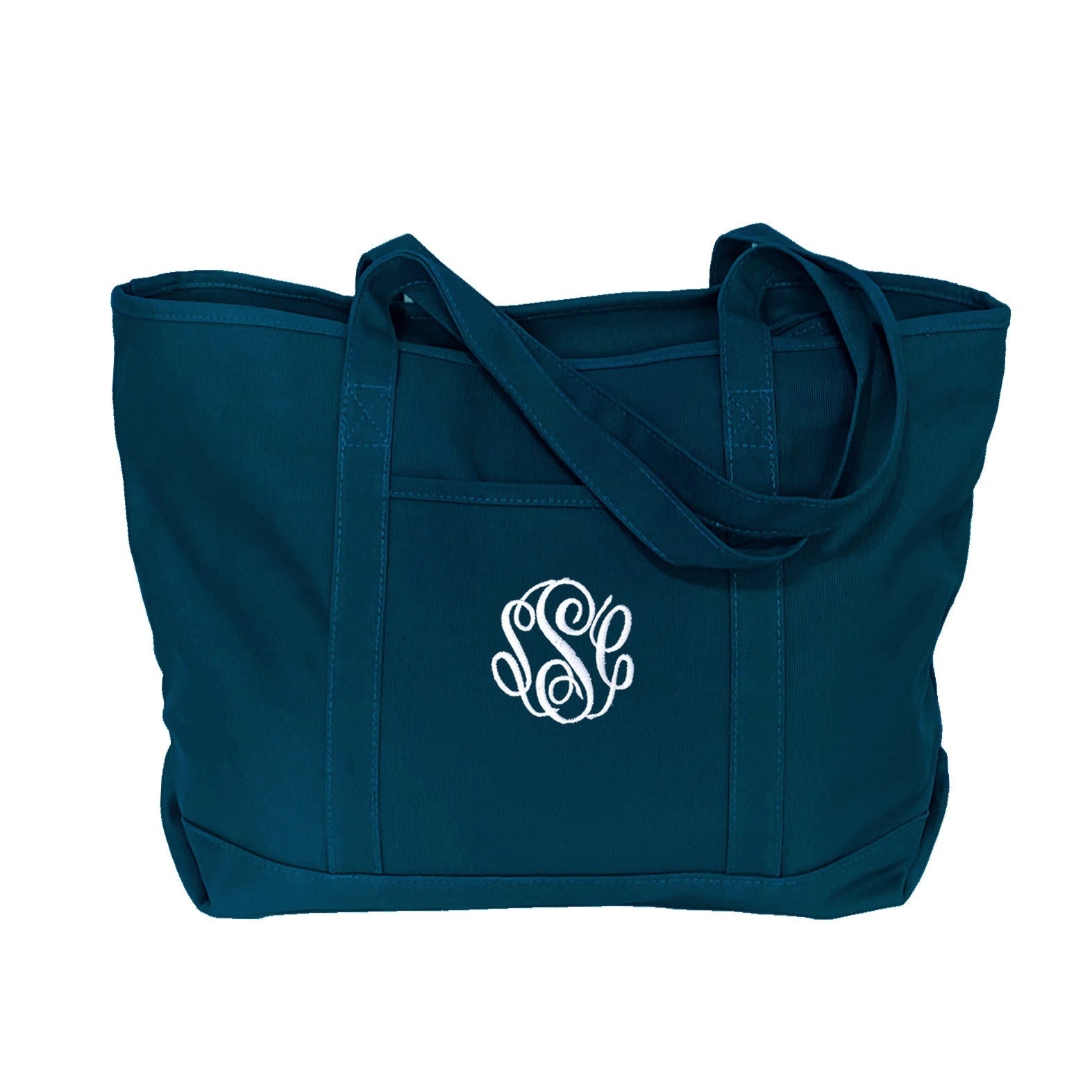 monogrammed tote bag