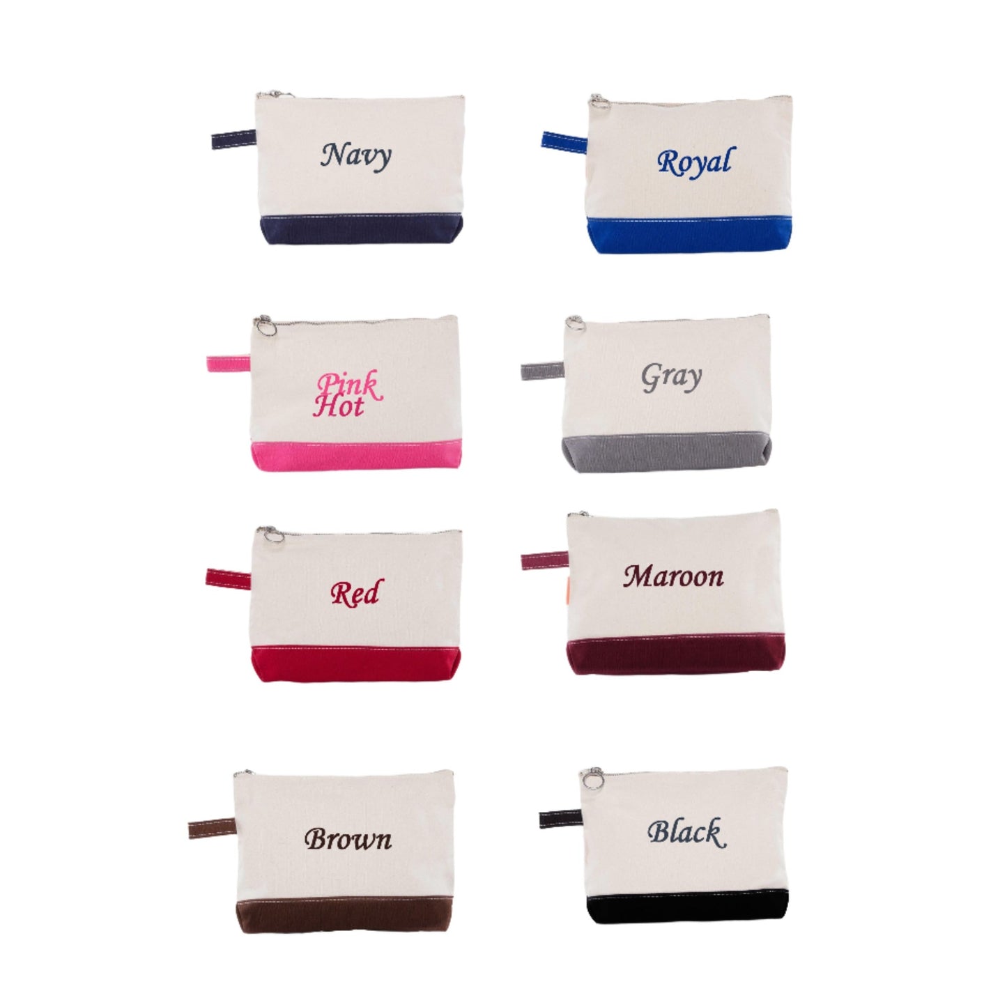 Monogrammed Makeup Bag, Cosmetic Bag with monogram