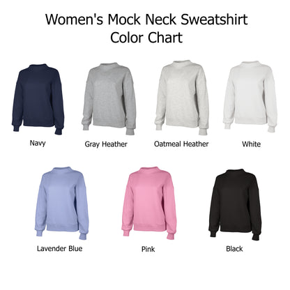 Personalized Mock Neck Sweatshirt