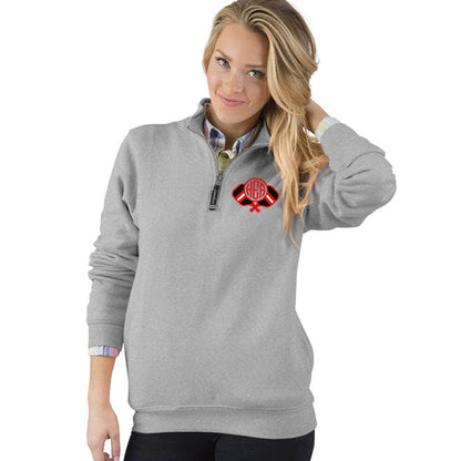 Pickleball Quarter Zip Pullover with Embroidered Monogram