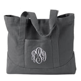 monogrammed canvas tote bag, Personalized Tote Bag