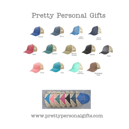 Anchor Monogram Hat
