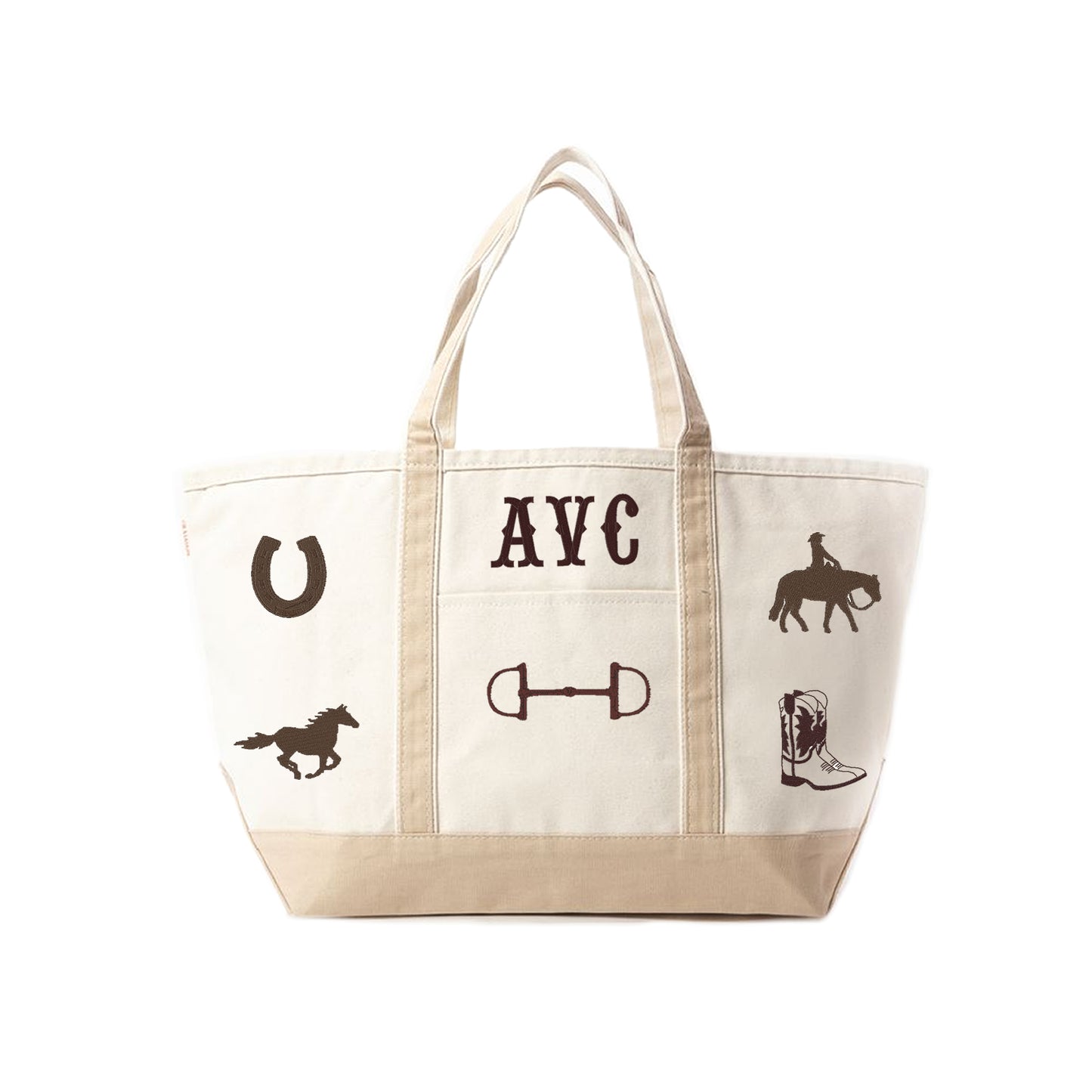My Favorite Things Embroidered Analog Hobby Tote Bag