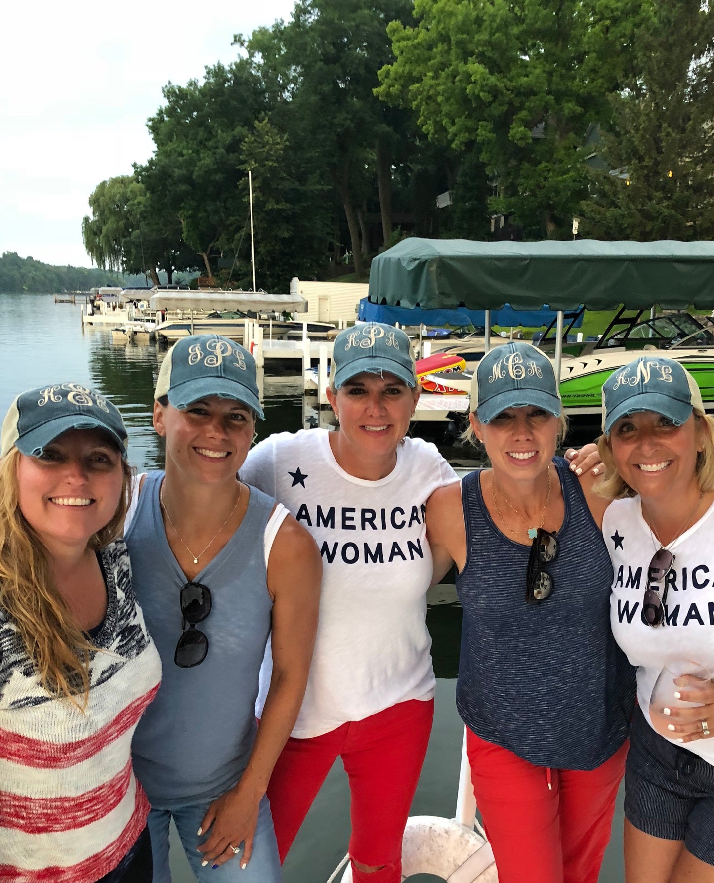 Trucker Hat with monogram for Girl's Weekend Getaway