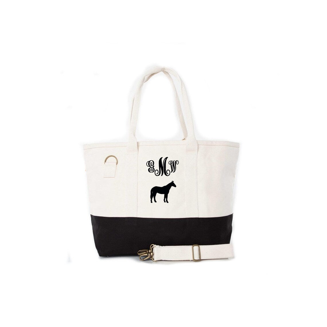 Personalized Horse Tote Bag