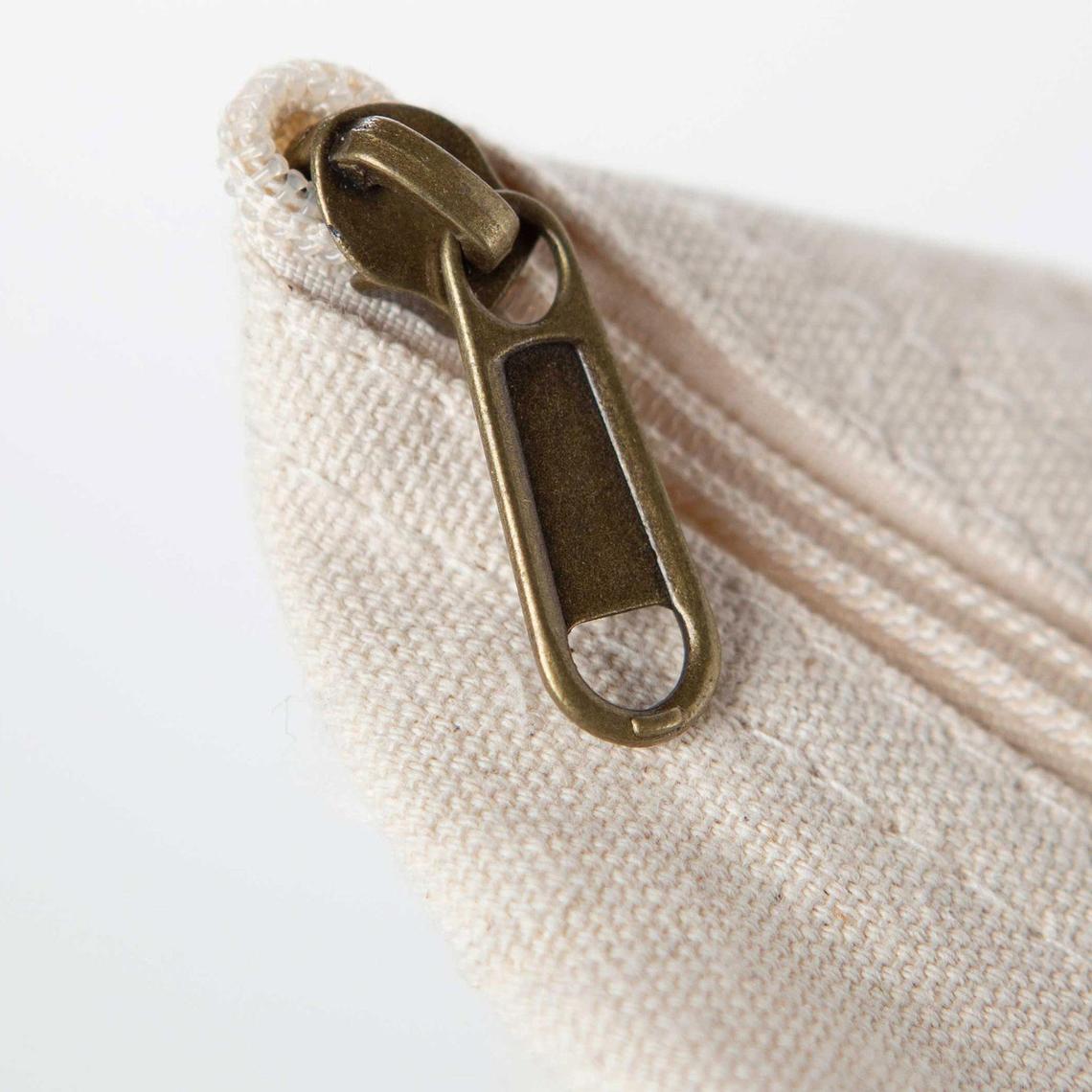 Monogrammed Natural Color Tote Bag