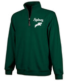 Adult Equestrian Charles River Apparel Crosswind Quarter Zip with Horse Image