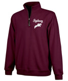 Adult Equestrian Charles River Apparel Crosswind Quarter Zip with Horse Image