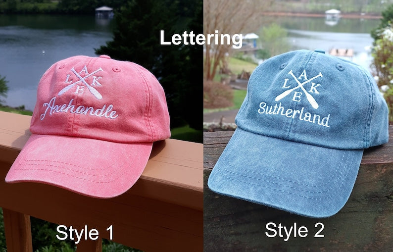 Custom Lake Hat with any Lake Name