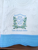personalized quilt for baby boy