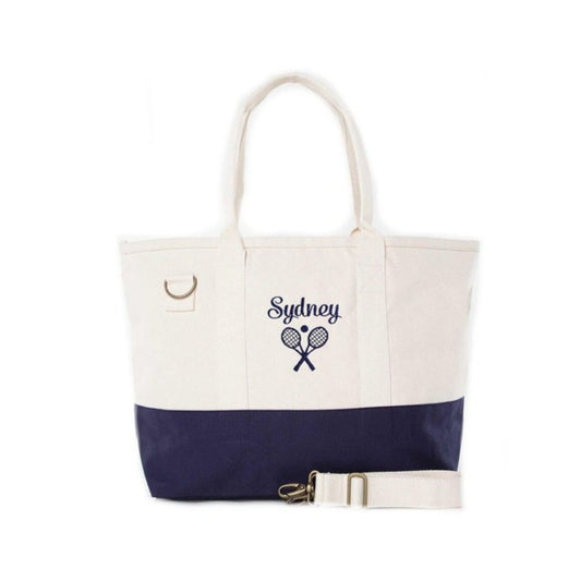 Personalized Tennis Tote Bag