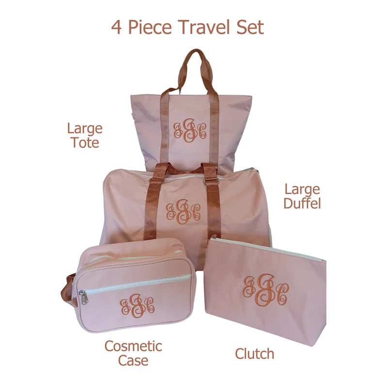 Nylon Luggage Travel Set