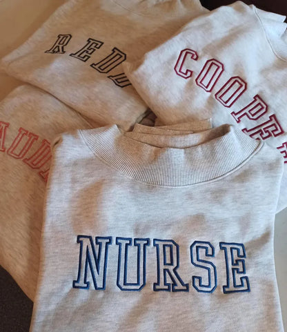 Personalized Mock Neck Sweatshirt