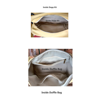 Shore Bag Tourist Duffle Travel Set For Men with Monogram