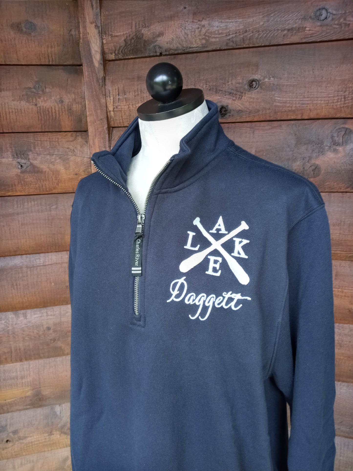 Lake Quarter Zip Pullover with any Lake Name