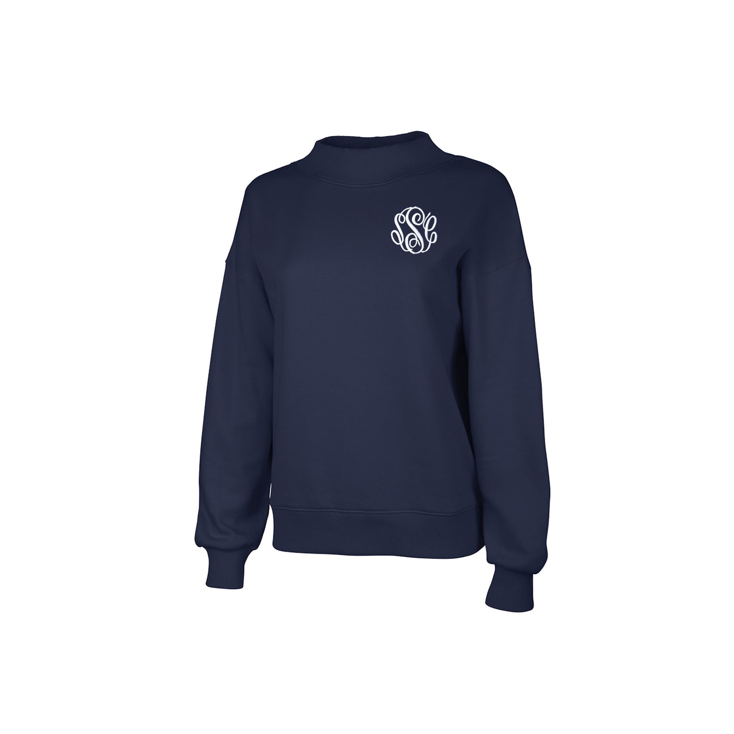 Personalized Mock Neck Sweatshirt