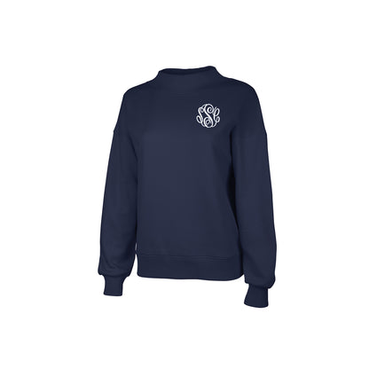 Personalized Mock Neck Sweatshirt
