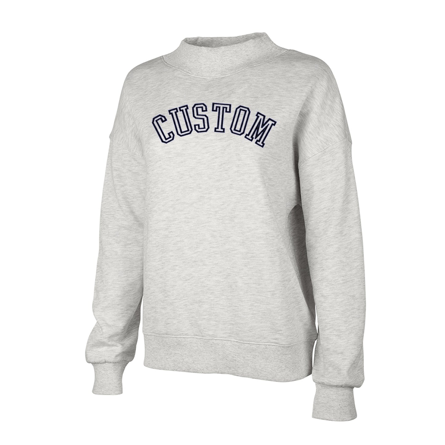Personalized Mock Neck Sweatshirt