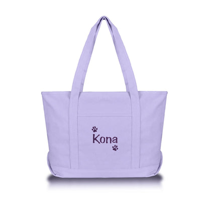 purple tote bag for dogs