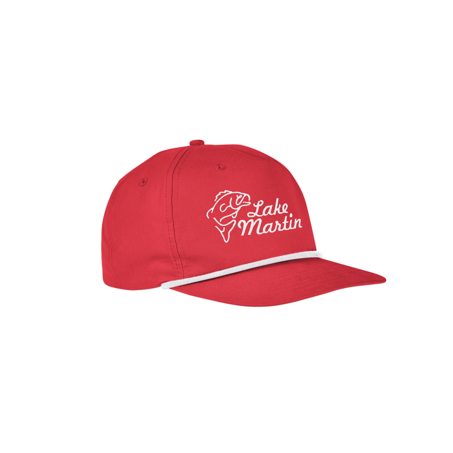 Custom Rope Hat with Fishing Logo