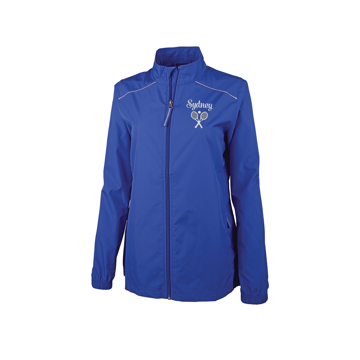 Ladies Skyline Pack-N-Go Full Zip Personalized Tennis Jacket