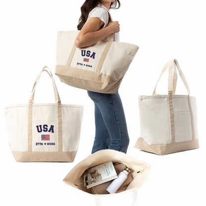 America's 250th Anniversary Commemorative USA Tote Bag