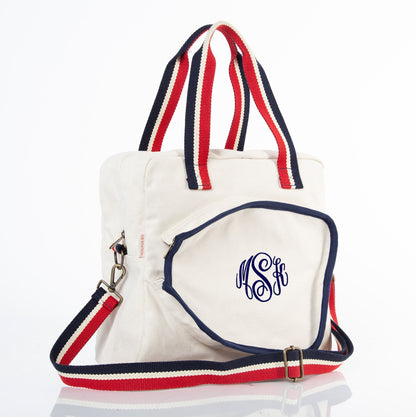 Pickleball Bag with Embroidered Monogram