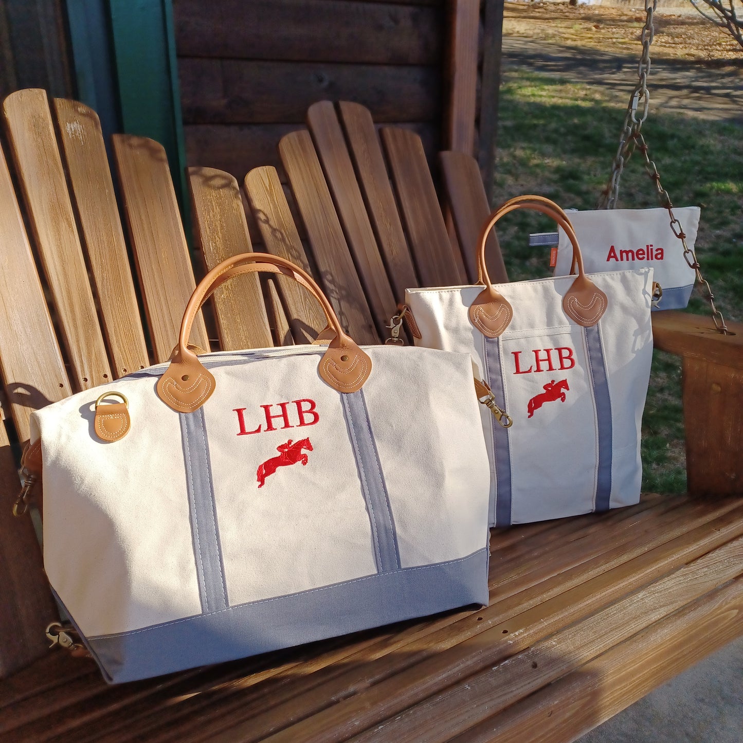 Personalized Horse Tote Bag