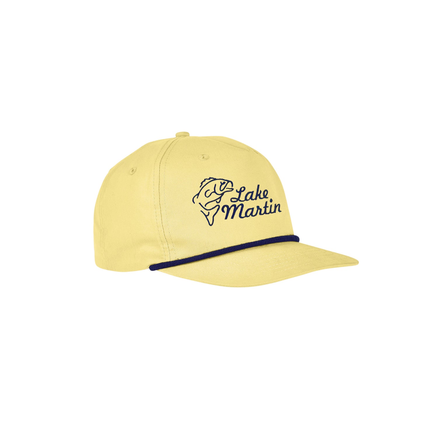 Custom Rope Hat with Fishing Logo