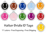 Horse Halter Bridle ID Tag  free shipping