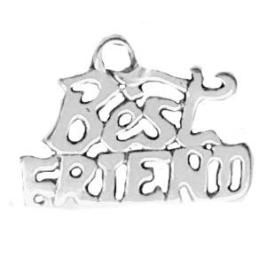 Best Friend Charm - Sterling Silver