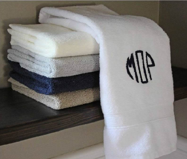 Monogrammed Towels