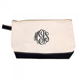 Monogrammed make up bag