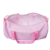 pink seersucker duffel bag for kids