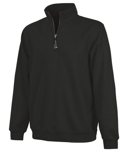 Charles River Apparel Crosswind Quarter Zip Pullover with monogram