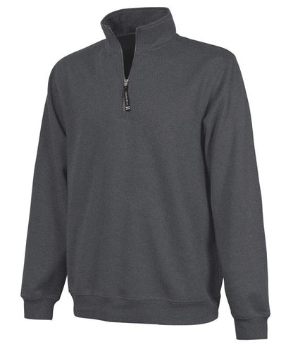 Charles River Apparel Crosswind Quarter Zip Pullover with monogram